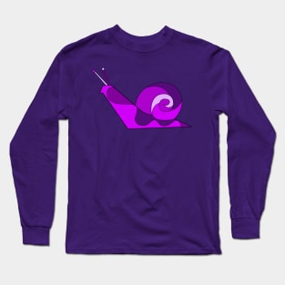 Plum Snail Boy Brian Long Sleeve T-Shirt